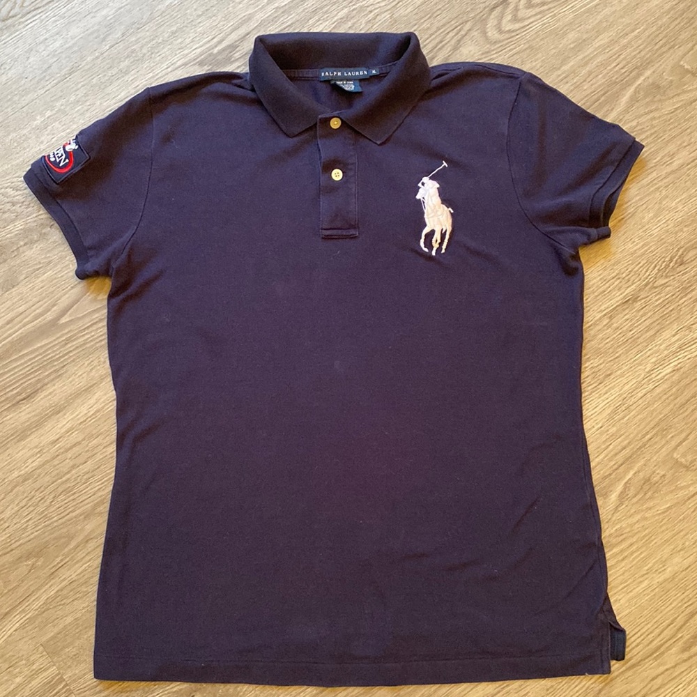 Ralph Lauren Big Pony  Logo Polo Shirt US Open 2009 Size XL